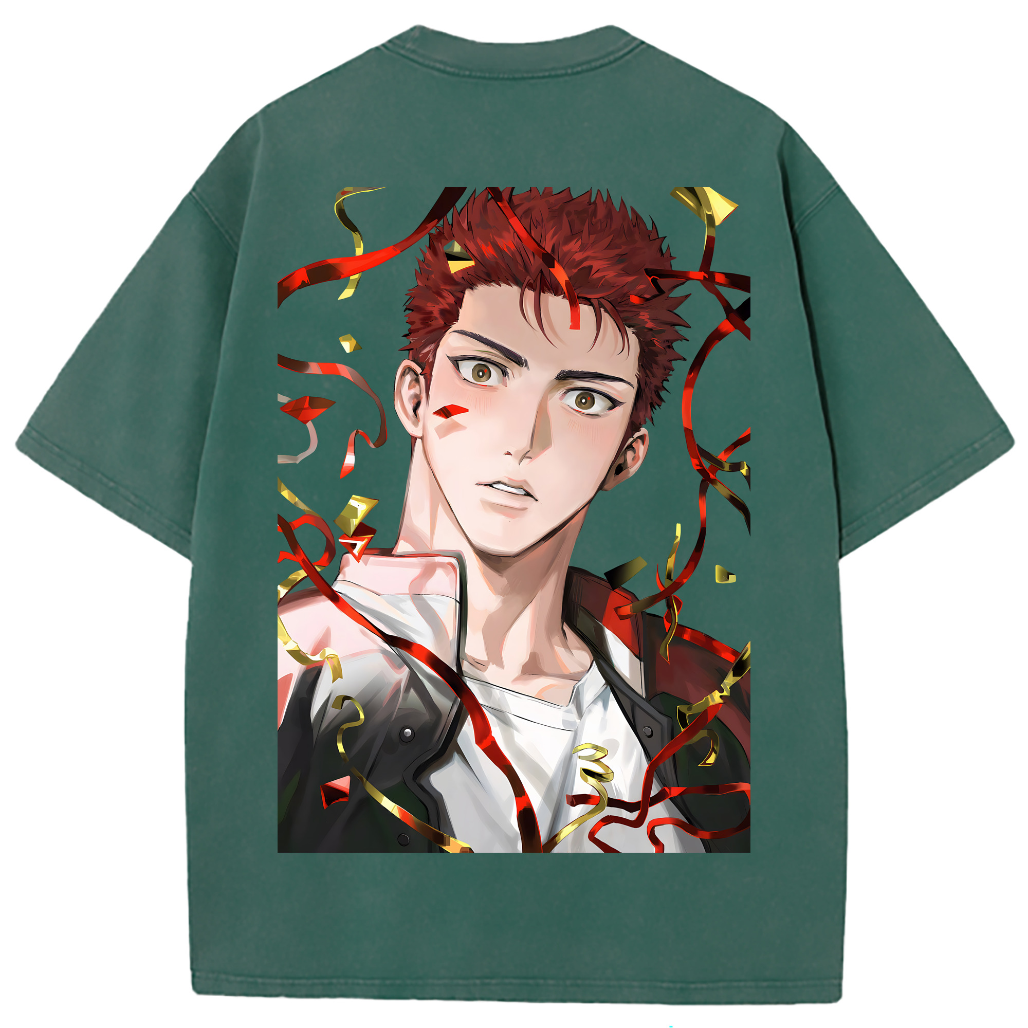 （画像用） SLAM DUNK／スラムダンク 綿100% ヴィンテージ風 半袖Tシャツ（背面プリント）